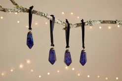 Baubles & Tree Decorations|New Christmas^Nkuku Ratnam Baubles - Indigo - Small (Set of 4)