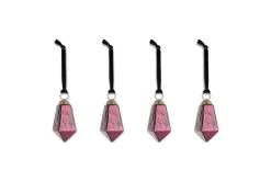Baubles & Tree Decorations|Winter Berries^Nkuku Ratnam Baubles - Large (Set of 4) Ruby