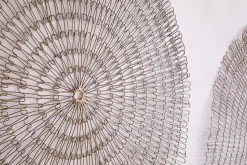 Decorative Home Accessories|Wall Art^Nkuku Rayan Wire Wall Art - Antique Brass