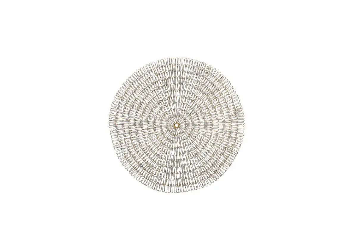 Decorative Home Accessories|Wall Art^Nkuku Rayan Wire Wall Art - Antique Brass