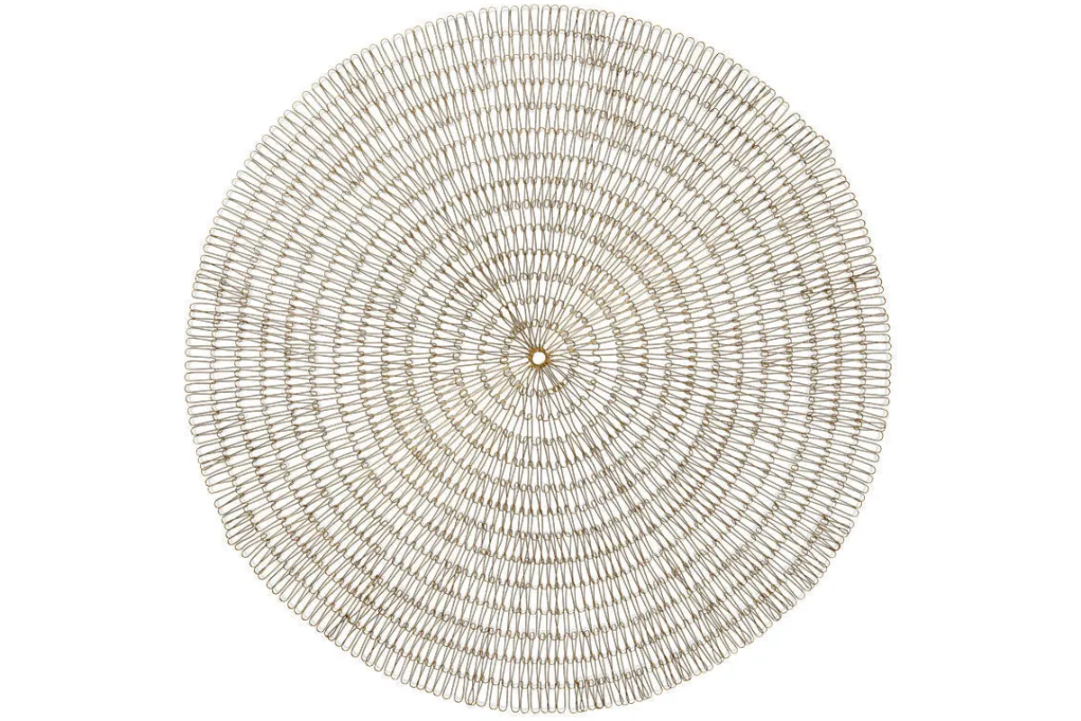 Decorative Home Accessories|Wall Art^Nkuku Rayan Wire Wall Art - Antique Brass