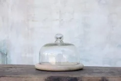 Pantry|Kitchen Storage^Nkuku Recycled Glass Bell Dome - Small
