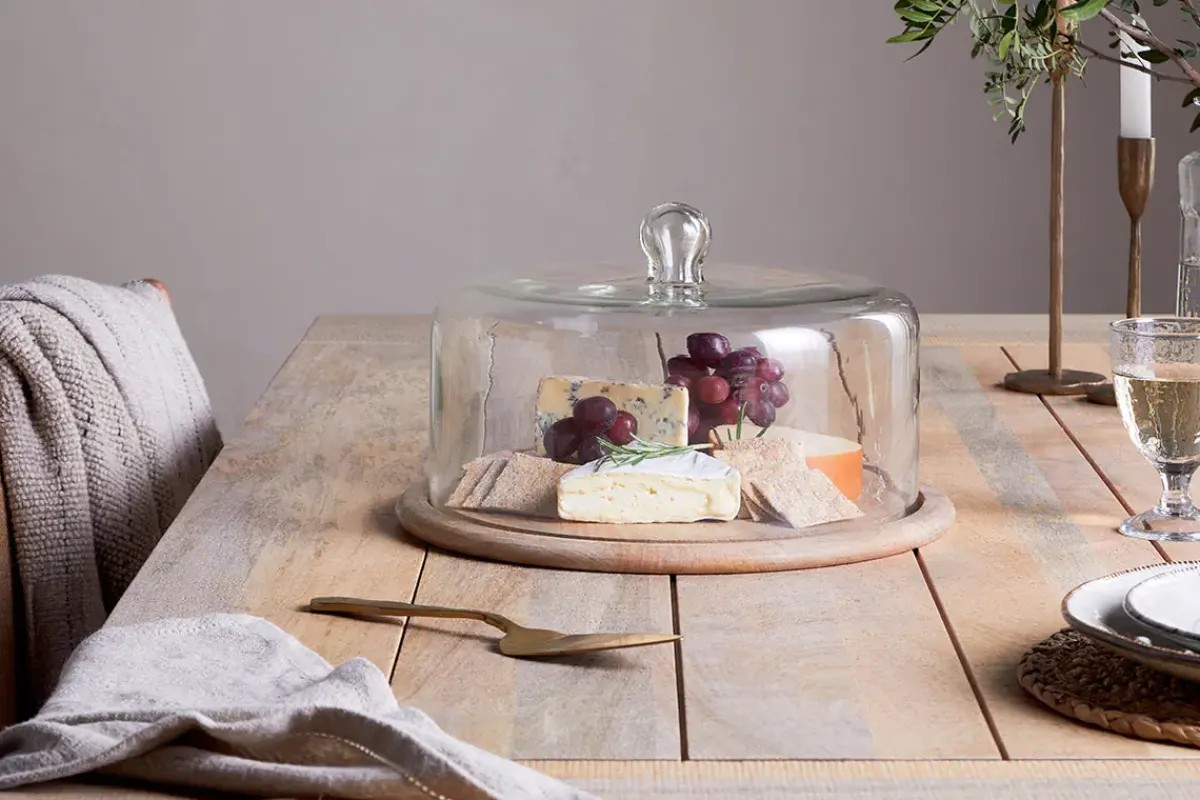 Pantry|Cake Domes & Stands^Nkuku Recycled Glass Cake Dome