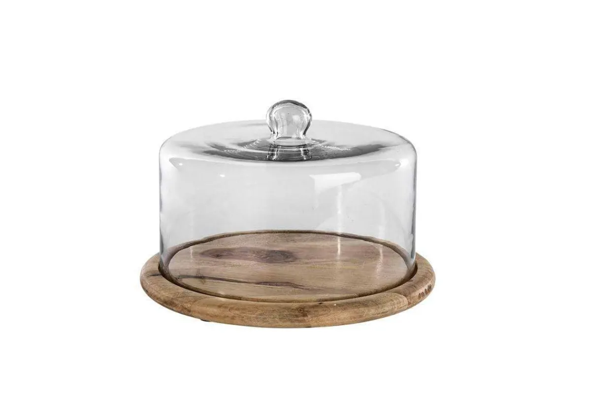 Pantry|Cake Domes & Stands^Nkuku Recycled Glass Cake Dome