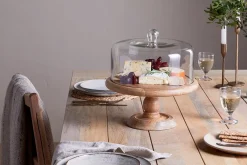 Pantry|Kitchen Storage^Nkuku Recycled Glass Dome Cake Stand