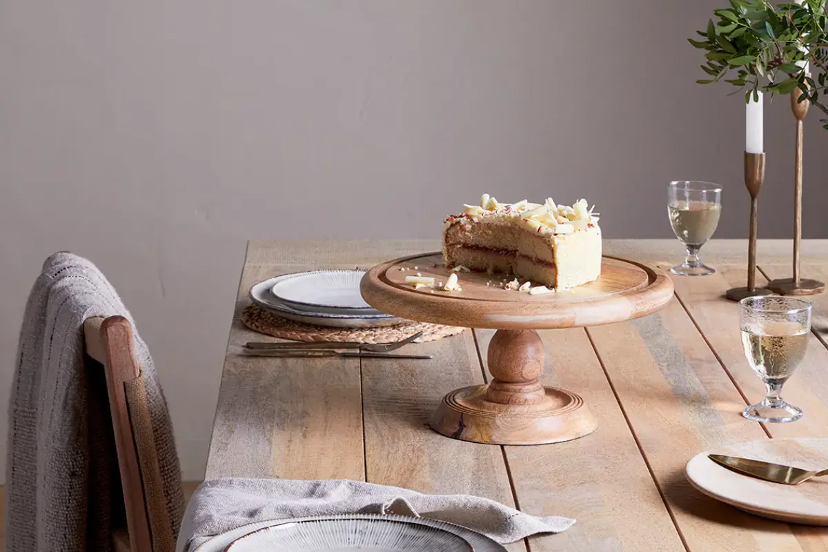 Pantry|Kitchen Storage^Nkuku Recycled Glass Dome Cake Stand