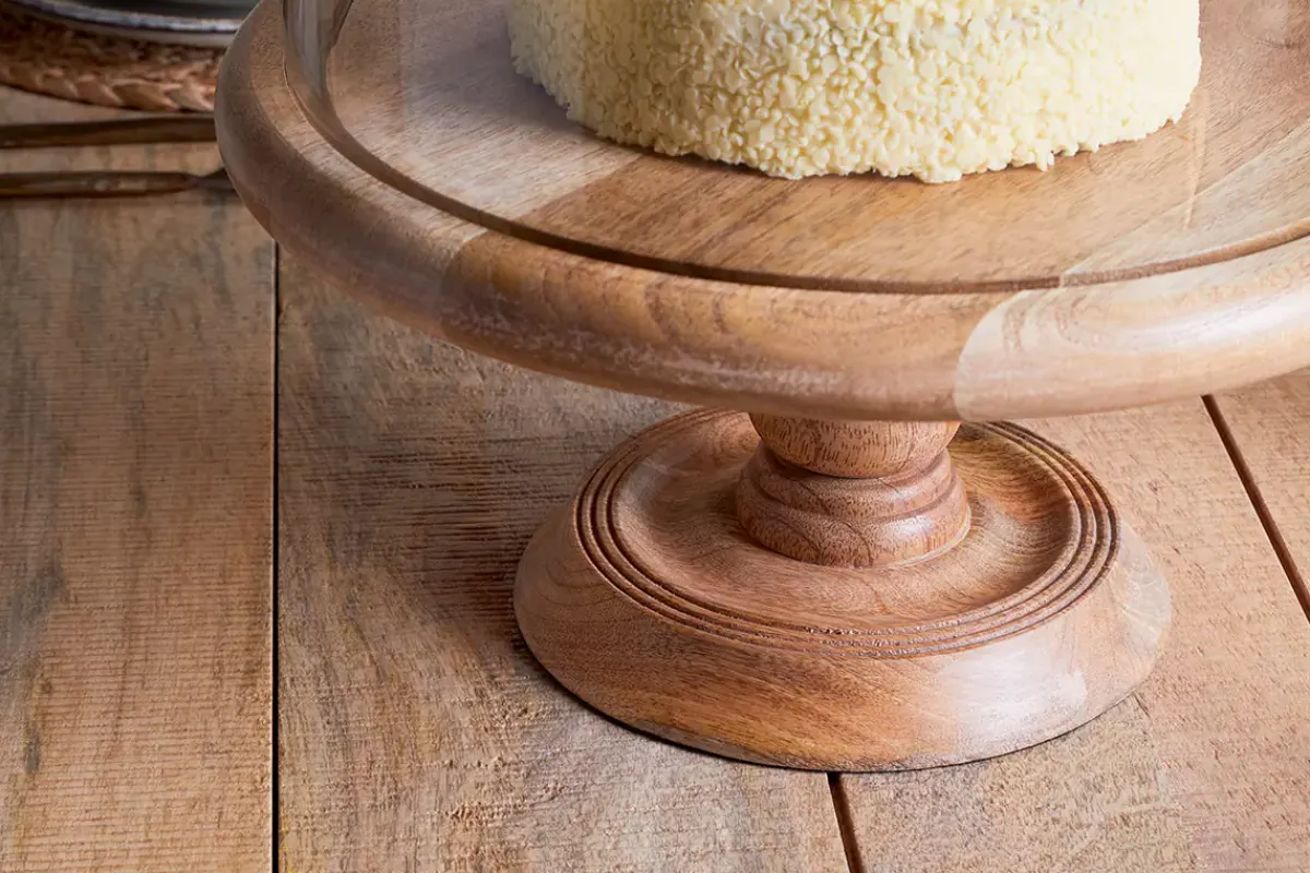 Pantry|Kitchen Storage^Nkuku Recycled Glass Dome Cake Stand
