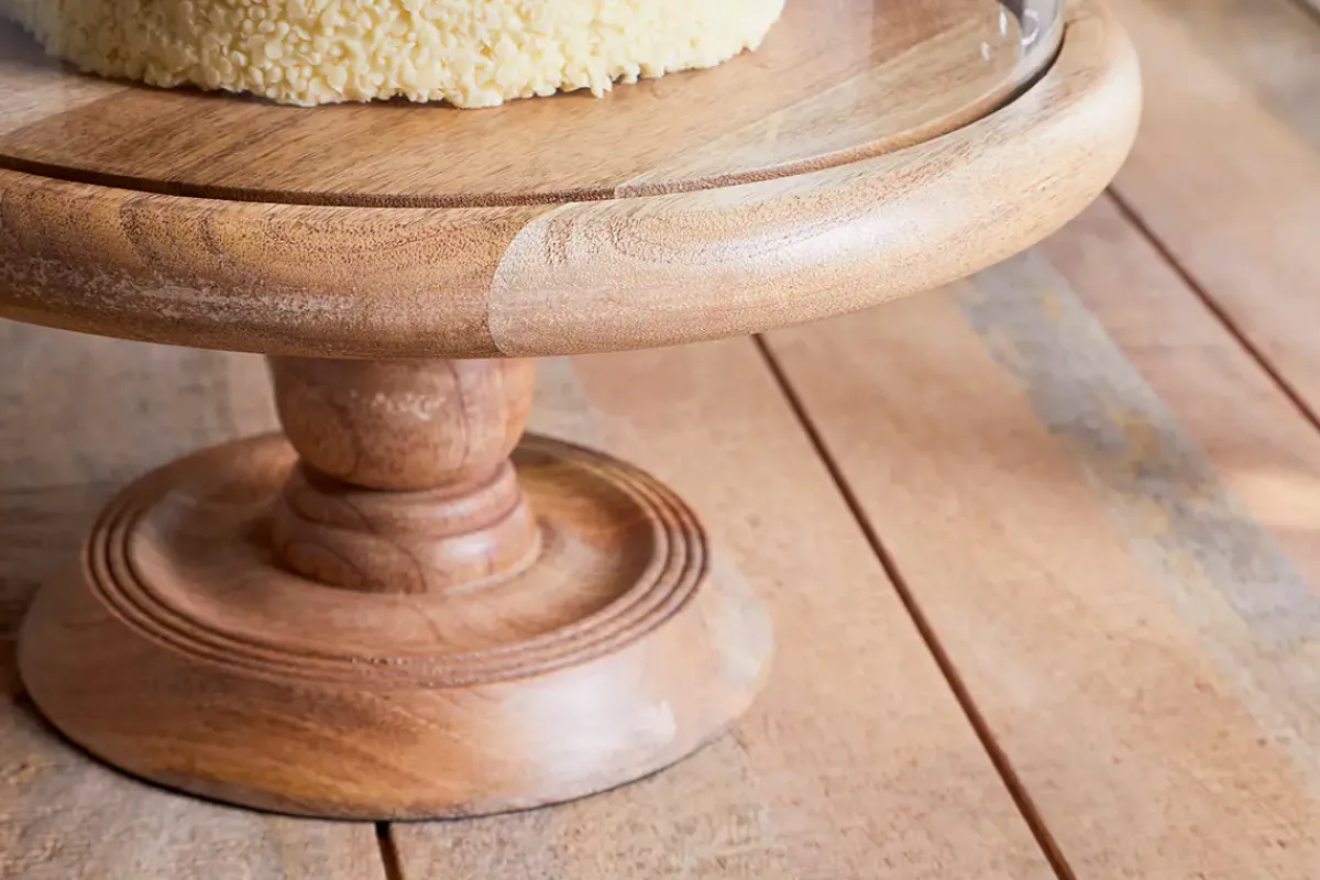 Pantry|Kitchen Storage^Nkuku Recycled Glass Dome Cake Stand