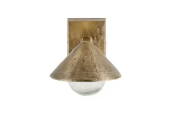 Outdoor Lights^Nkuku Rhya Outdoor Wall Lamp - Antique Brass