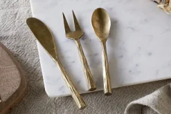 Serving Cutlery|Cutlery^Nkuku Roda Serving Set - Antique Brass (Set of 3)