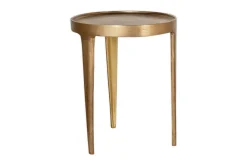 Living|Side Tables^Nkuku Rohia Cast Metal Side Table - Brass