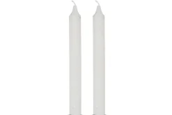 Candles|Candle Holders^Nkuku Rustic Soy Blend Dinner Candle - - (Set of 2) White