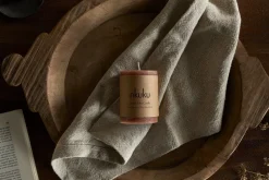 Candles|Candles & Candleholders^Nkuku ic Soy Blend Mini Pillar Candle - Rust