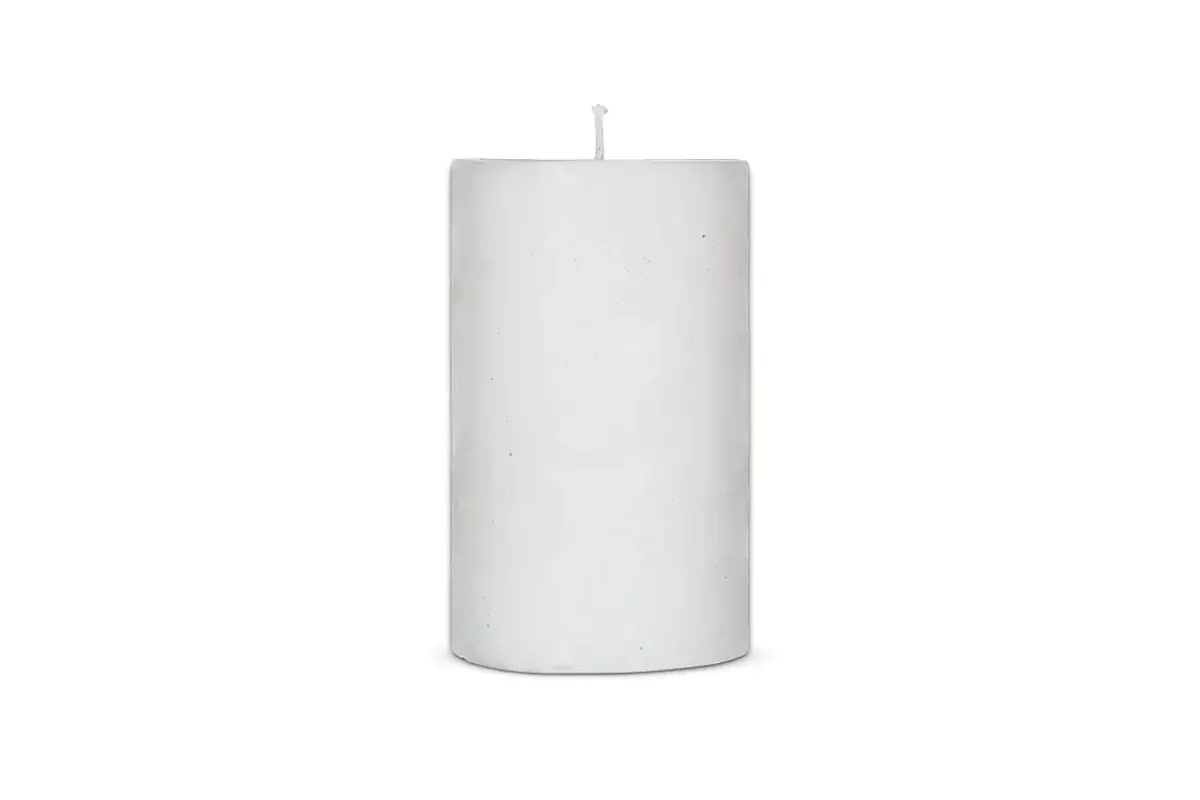 Fireside|Candles^Nkuku Rustic Soy Blend Pillar Candle - - Large White