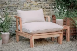 Garden|Garden Seating^Nkuku Sadhi Acacia Wood Outdoor Love Seat - Natural