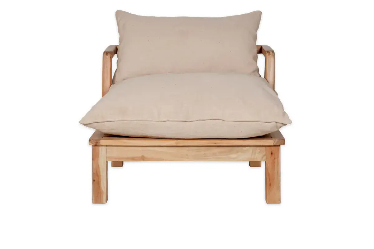 Garden|Garden Seating^Nkuku Sadhi Acacia Wood Outdoor Love Seat - Natural