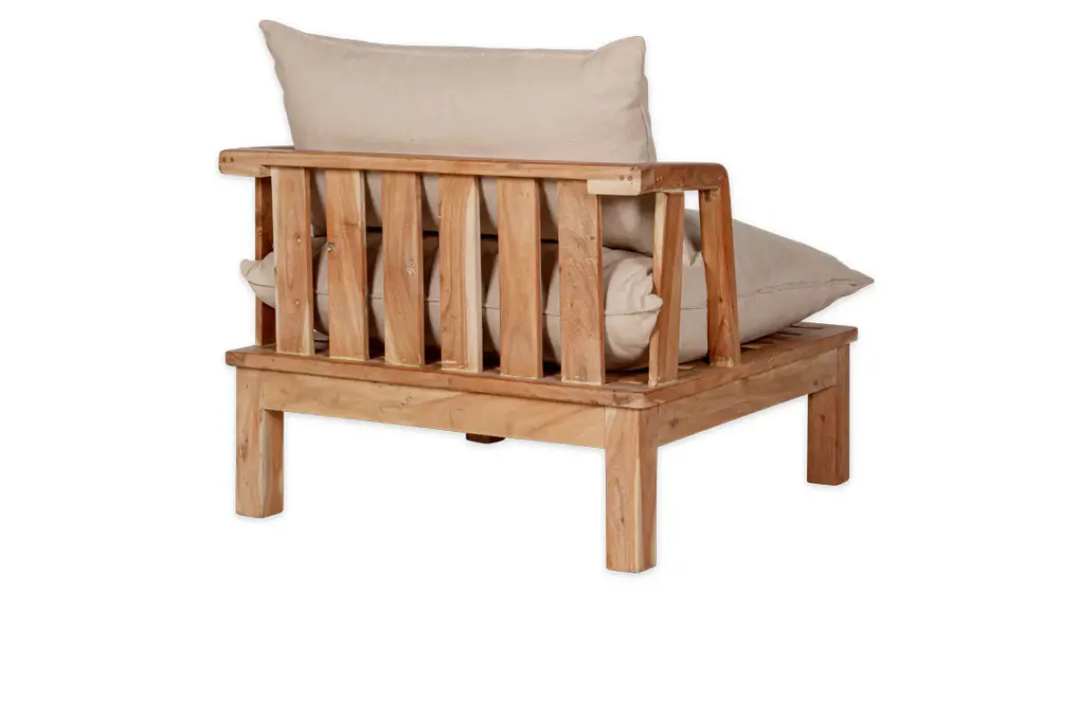 Garden|Garden Seating^Nkuku Sadhi Acacia Wood Outdoor Love Seat - Natural