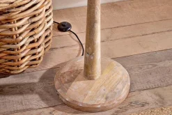 Floor Lamps^Nkuku Sahar Mango Wood Floor Lamp Natural