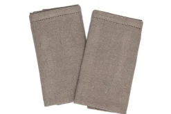 Table Settings & Linens^Nkuku Sanee Napkin - Smoke Brown (Set of 2)