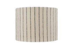 Lampshades|Bedroom^Nkuku Sanja Cotton Stripe Lampshade - Off White & Grey