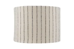 Lampshades|Bedroom^Nkuku Sanja Cotton Stripe Lampshade - Off White & Grey