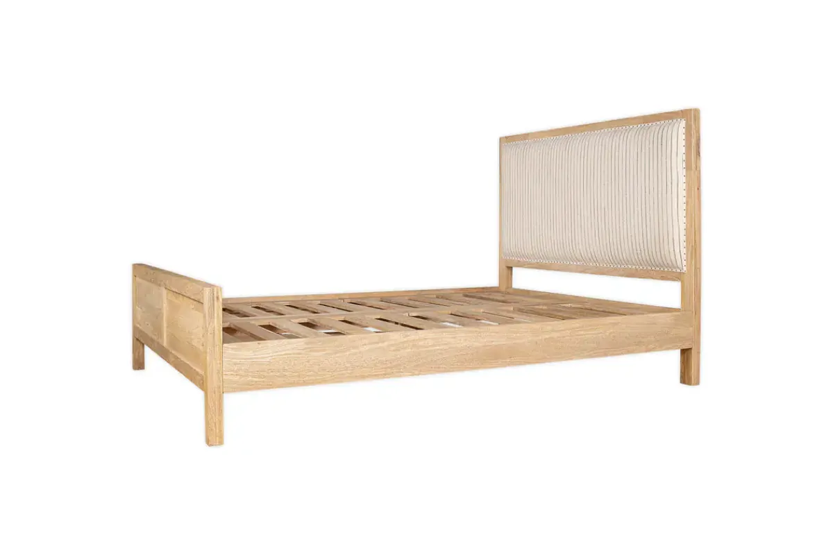 Bedroom^Nkuku Sanja Stripe Bed - Natural