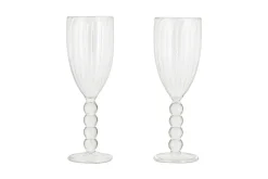 Wine & Champagne Glasses|Entertaining Glasses^Nkuku Santosa Champagne Flute - Clear (Set of 2)