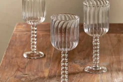 Entertaining Glasses|Wine & Champagne Glasses^Nkuku Santosa Wine Glass - Clear (Set of 2)