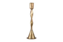 Candlesticks|Candle Holders^Nkuku Shani Candlestick - Antique Brass