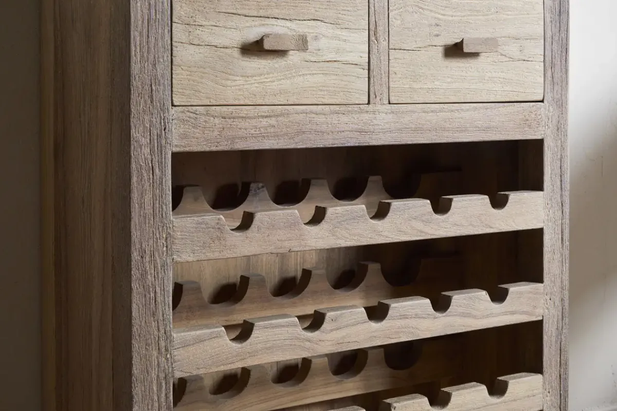 Kitchen Storage|Kitchen & Dining^Nkuku Shanthi Reclaimed Wood Wine Rack - Natural