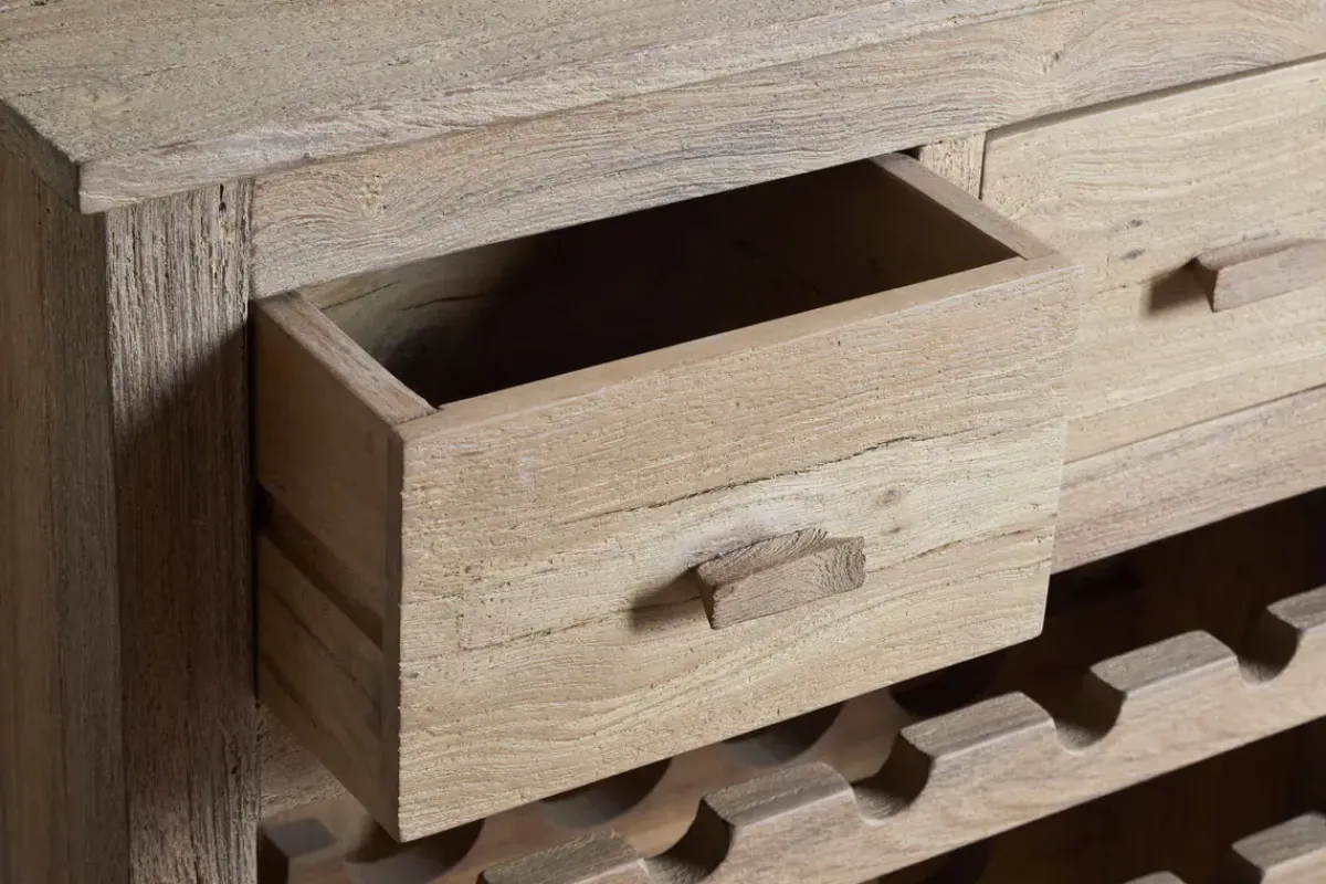Kitchen Storage|Kitchen & Dining^Nkuku Shanthi Reclaimed Wood Wine Rack - Natural