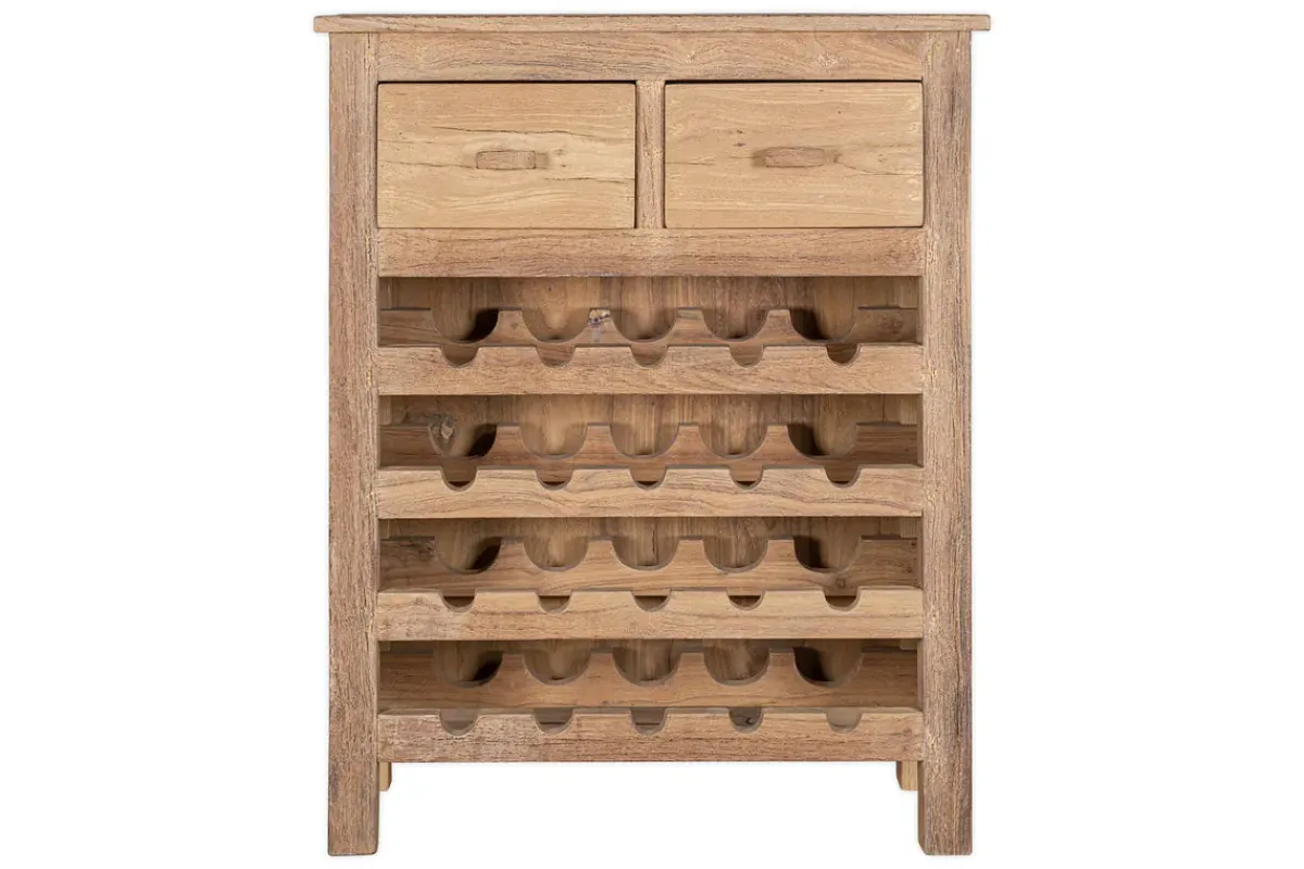 Kitchen Storage|Kitchen & Dining^Nkuku Shanthi Reclaimed Wood Wine Rack - Natural