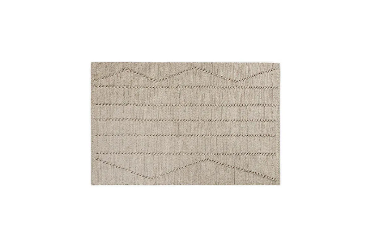 Rugs^Nkuku Shanti Wool & Cotton Rug - Natural