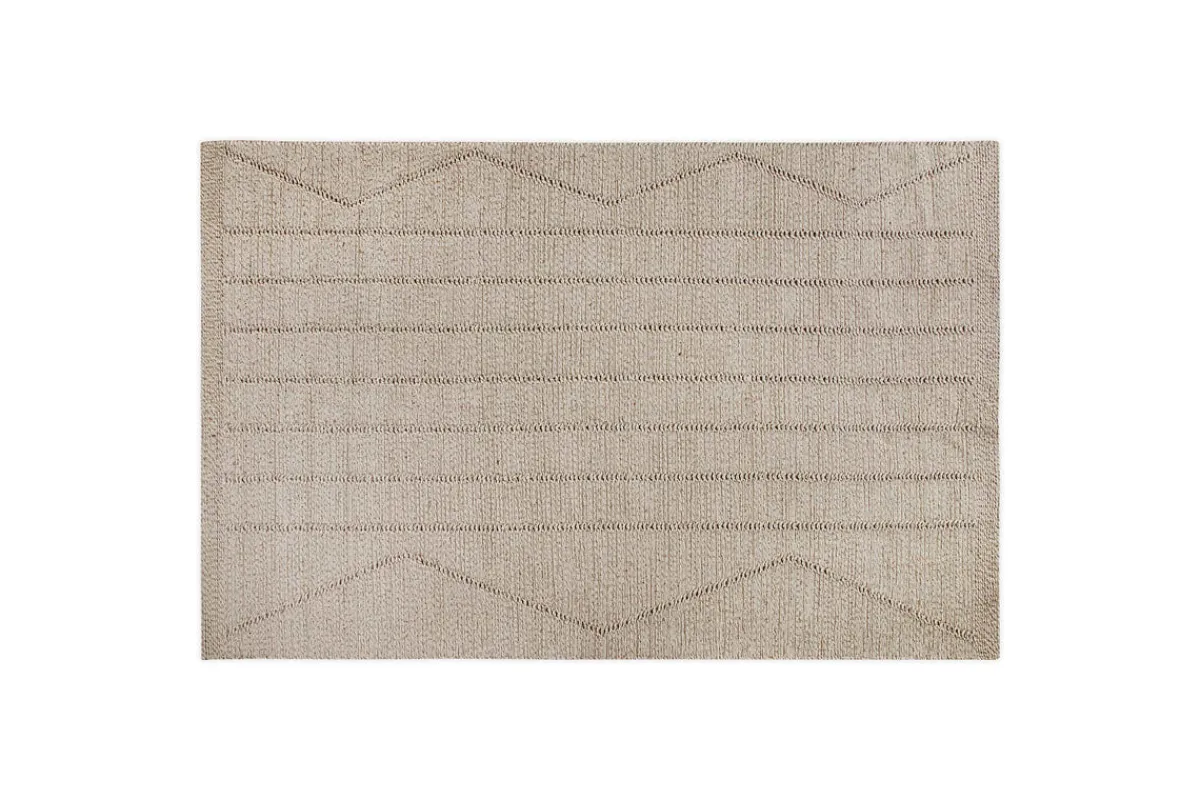 Rugs^Nkuku Shanti Wool & Cotton Rug - Natural