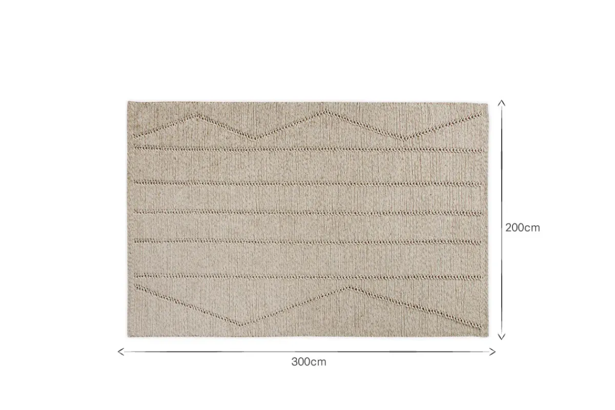 Rugs^Nkuku Shanti Wool & Cotton Rug - Natural