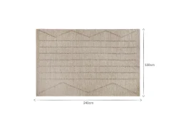 Rugs^Nkuku Shanti Wool & Cotton Rug - Natural