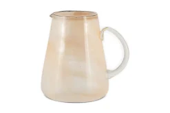 Jugs^Nkuku Shirali Marble Swirl Jug - Apricot