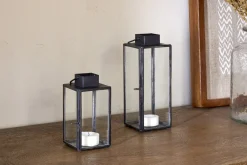 Desk Accessories|Lanterns^Nkuku Sia Mini Table Lantern - Black