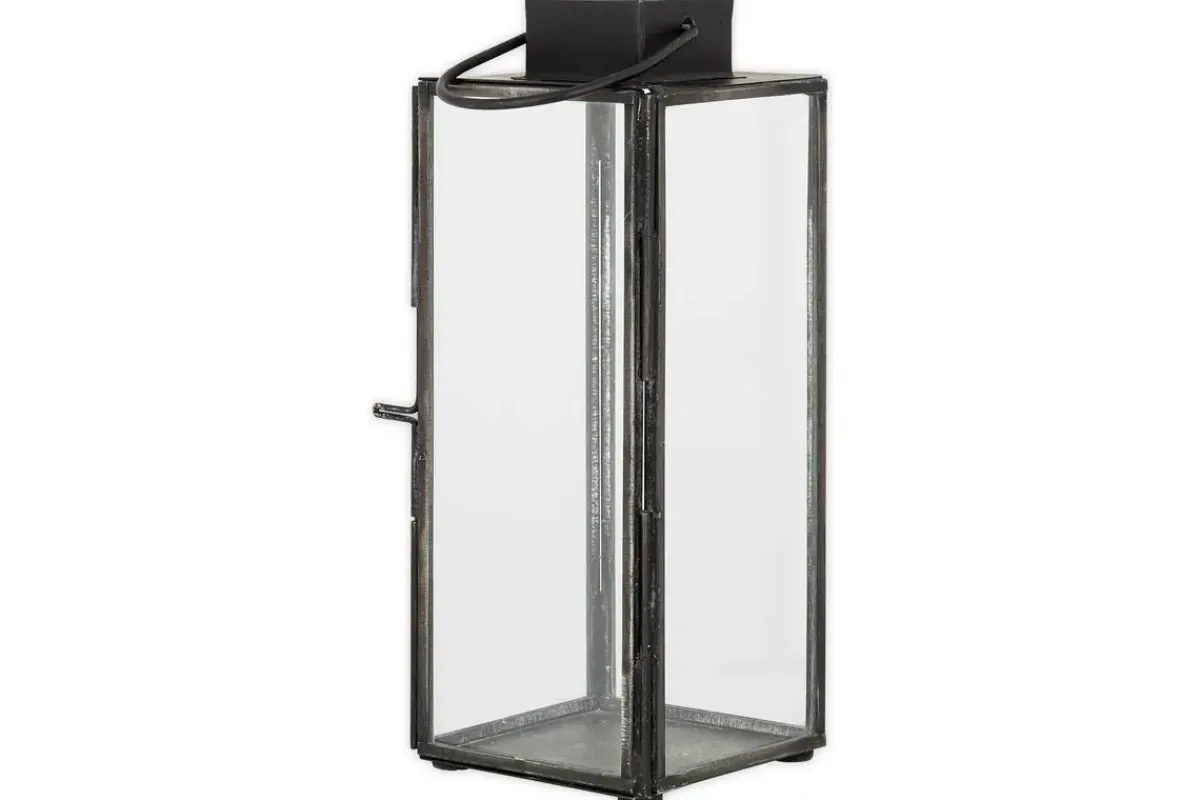 Desk Accessories|Lanterns^Nkuku Sia Mini Table Lantern - Black