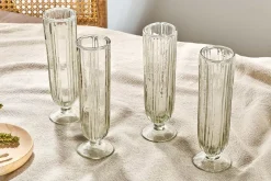 Entertaining Glasses|Wine & Champagne Glasses^Nkuku Sigiri Champagne Glass - Clear - (Set of 4)