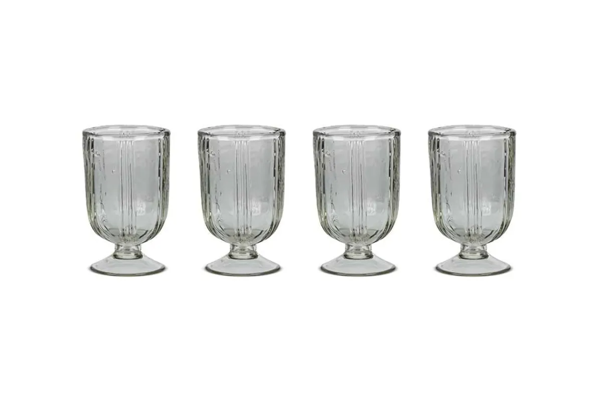 Entertaining Glasses|Wine & Champagne Glasses^Nkuku Sigiri Small Wine Glass - Clear - (Set of 4)