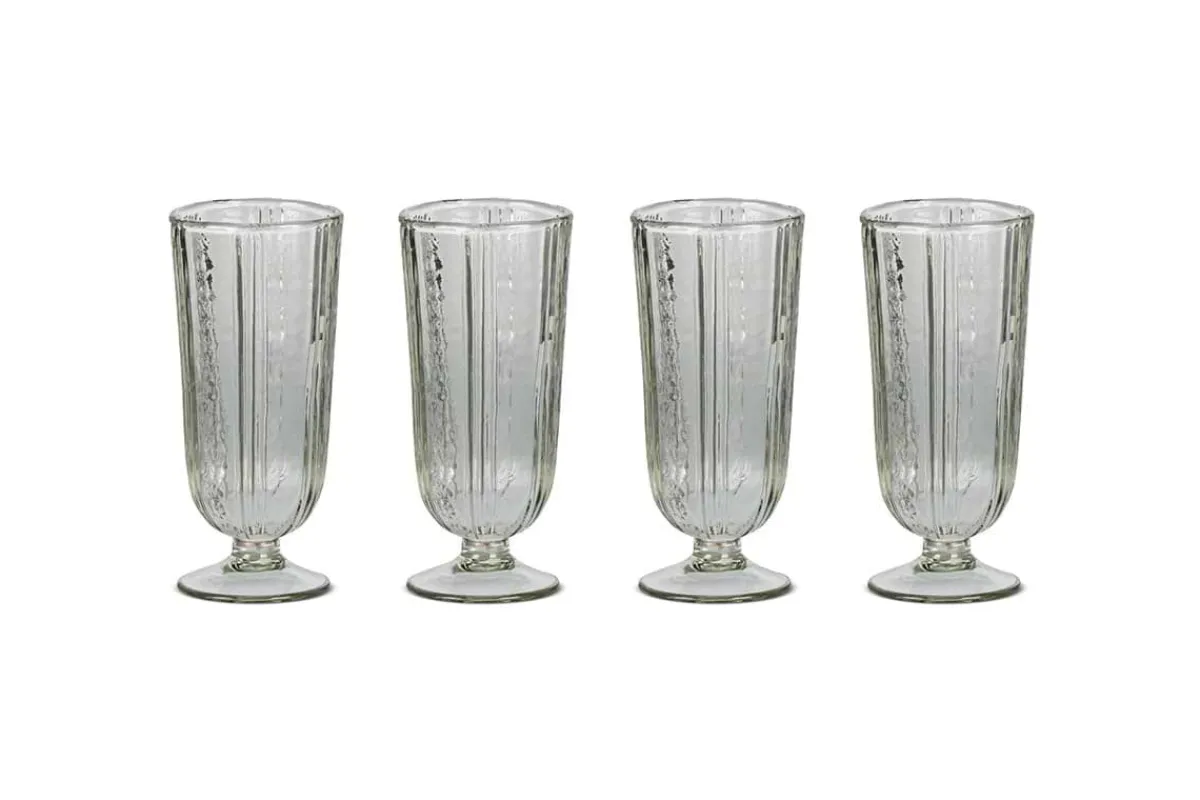 Entertaining Glasses|Wine & Champagne Glasses^Nkuku Sigiri Tall Wine Glass - Clear - (Set of 4)