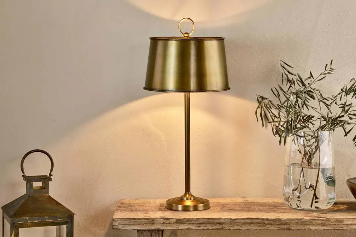 Table Lamps|Bedroom^Nkuku Siwan Table Lamp - Antique Brass