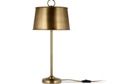 Table Lamps|Bedroom^Nkuku Siwan Table Lamp - Antique Brass