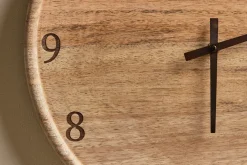 Decorative Home Accessories|Clocks^Nkuku Som Mango Wood Clock - Natural