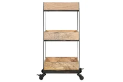 Pantry|Kitchen Storage^Nkuku Soma Mango Wood Storage Trolley
