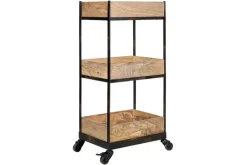 Pantry|Kitchen Storage^Nkuku Soma Mango Wood Storage Trolley