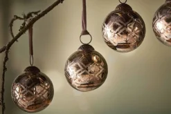 Baubles & Tree Decorations^Nkuku Sona Baubles - (Set of 4)