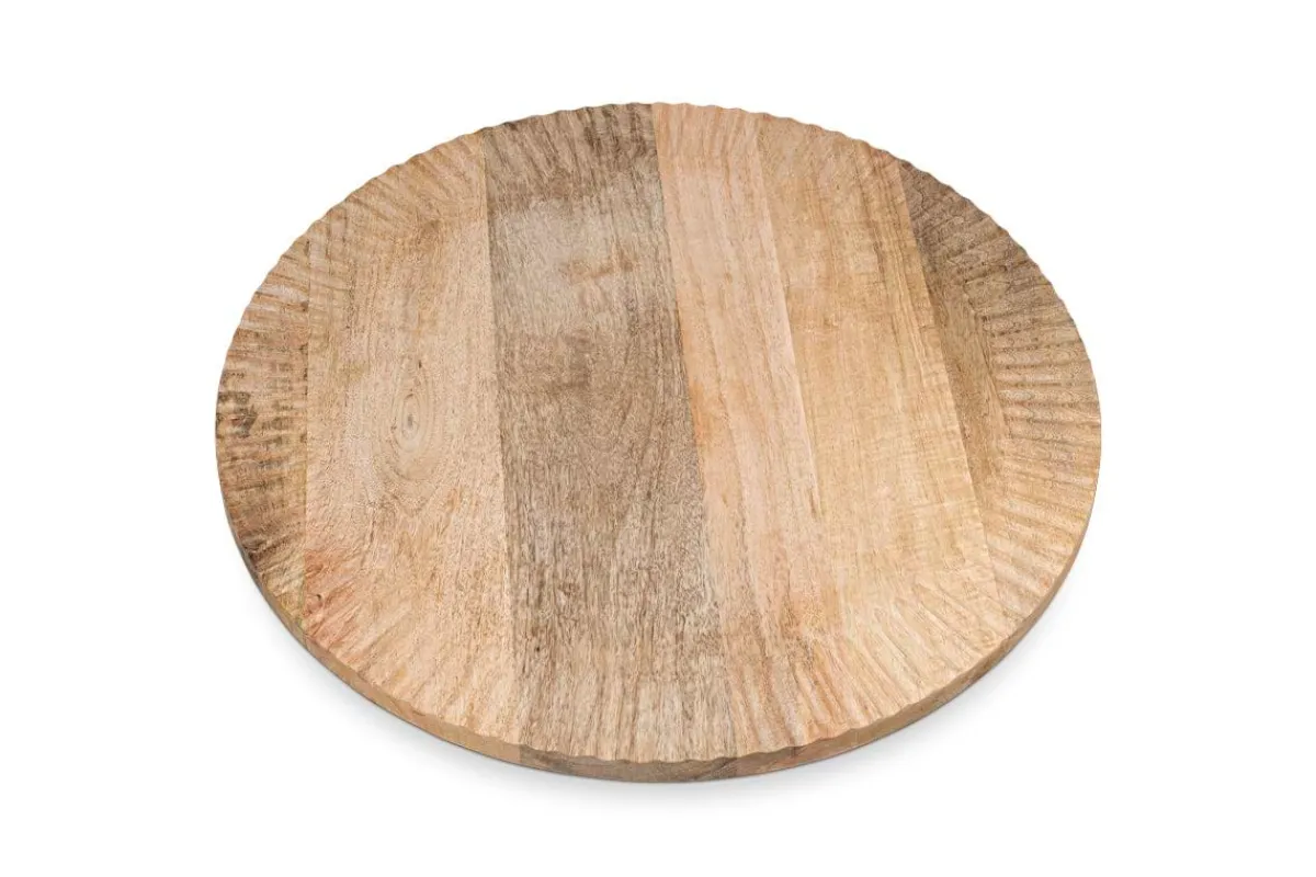 Trays & Platters|Chopping Boards^Nkuku Soria Mango Wood Lazy Susan - Natural