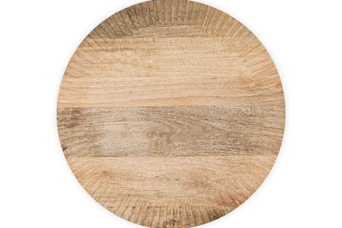 Trays & Platters|Chopping Boards^Nkuku Soria Mango Wood Lazy Susan - Natural